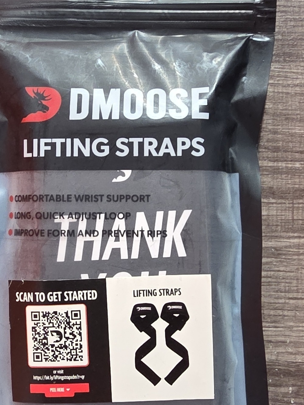 DMOOSE Lifting Straps - Black